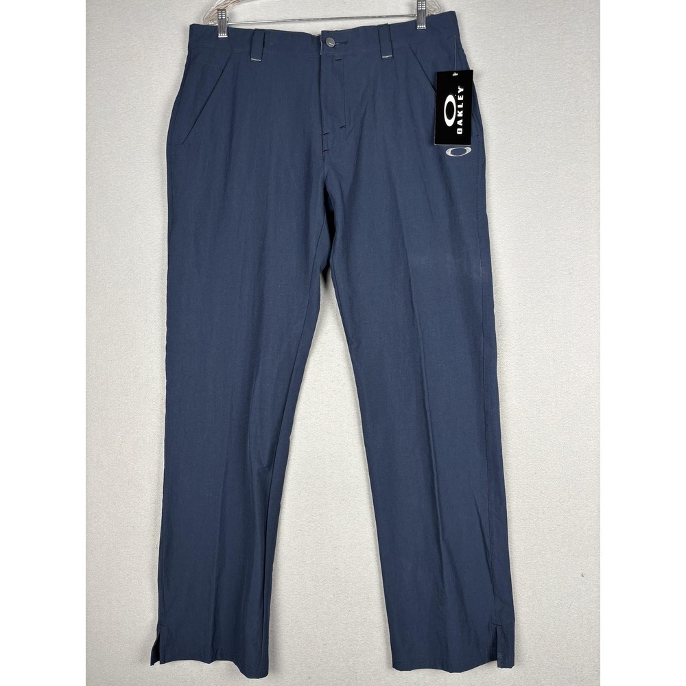 Oakley Pants Mens 38x34 Blue Hydrolix Take Pant 2.5 Stretch Golf Tech Chino